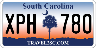 SC license plate XPH780