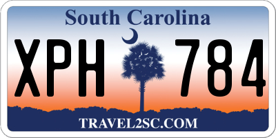 SC license plate XPH784