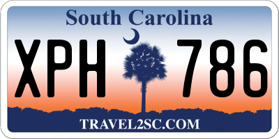 SC license plate XPH786