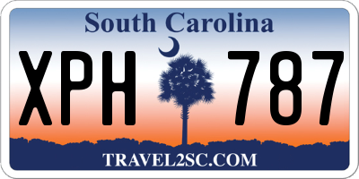 SC license plate XPH787