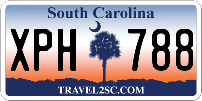 SC license plate XPH788