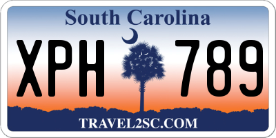 SC license plate XPH789
