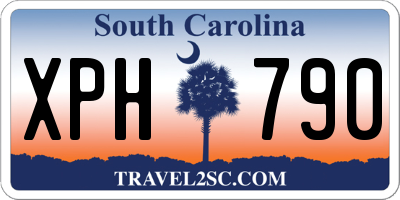 SC license plate XPH790