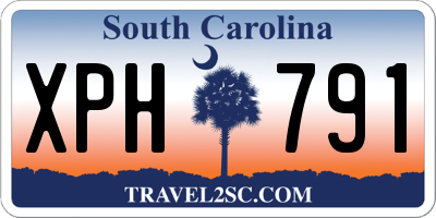 SC license plate XPH791