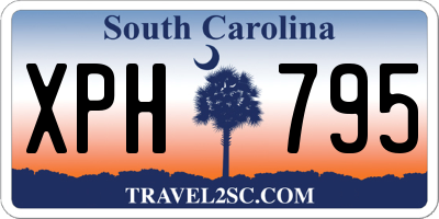 SC license plate XPH795