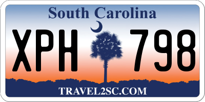 SC license plate XPH798