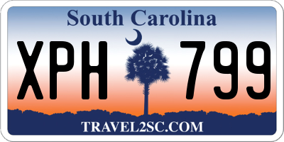 SC license plate XPH799