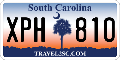 SC license plate XPH810