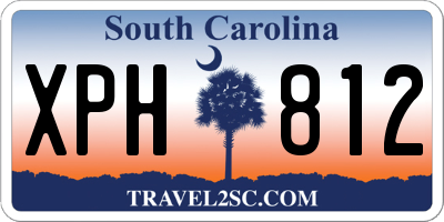 SC license plate XPH812