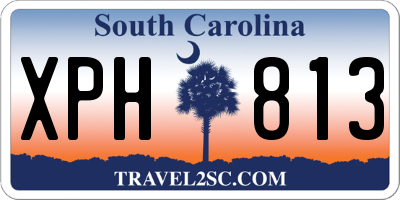 SC license plate XPH813