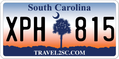 SC license plate XPH815