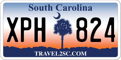 SC license plate XPH824