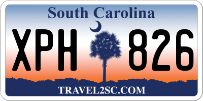 SC license plate XPH826