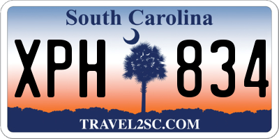 SC license plate XPH834