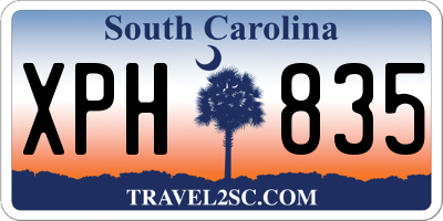 SC license plate XPH835