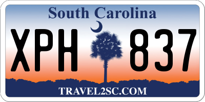 SC license plate XPH837