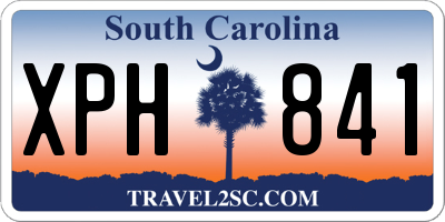 SC license plate XPH841