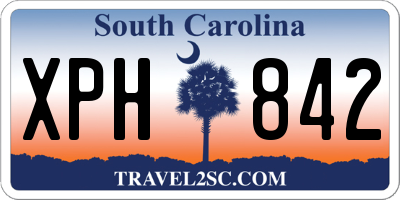 SC license plate XPH842