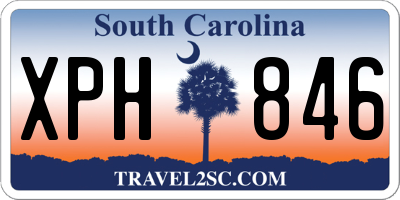 SC license plate XPH846