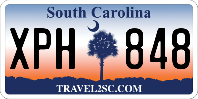 SC license plate XPH848