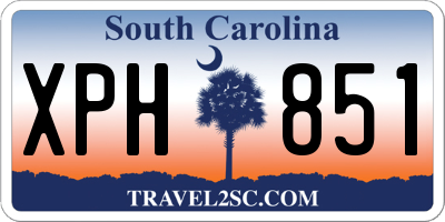 SC license plate XPH851