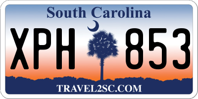 SC license plate XPH853