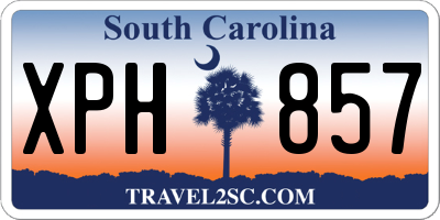 SC license plate XPH857