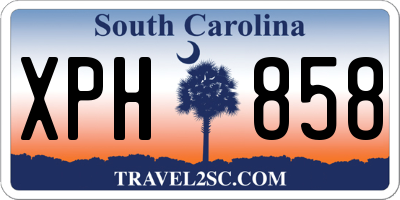 SC license plate XPH858
