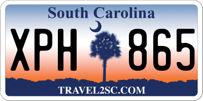 SC license plate XPH865