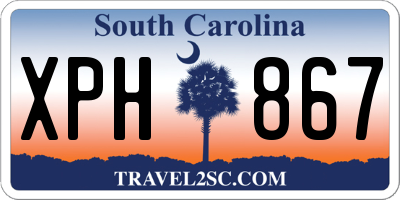 SC license plate XPH867
