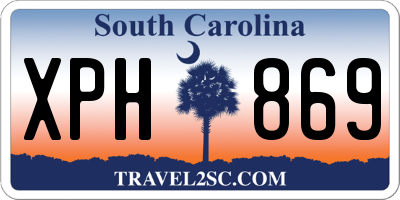 SC license plate XPH869
