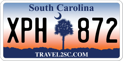 SC license plate XPH872