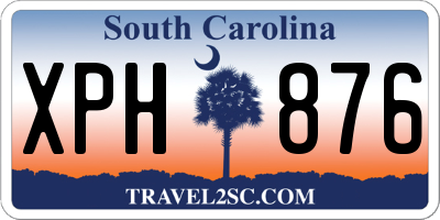SC license plate XPH876