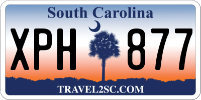 SC license plate XPH877