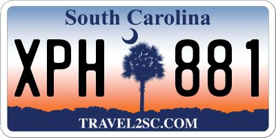 SC license plate XPH881