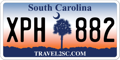 SC license plate XPH882