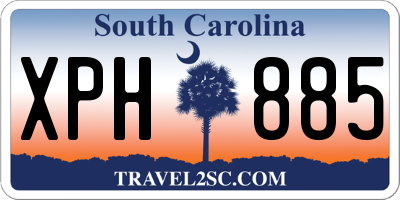 SC license plate XPH885