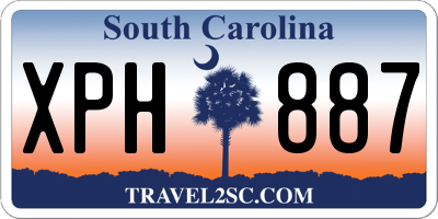 SC license plate XPH887