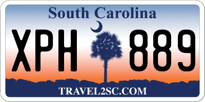 SC license plate XPH889