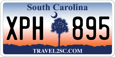 SC license plate XPH895
