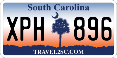SC license plate XPH896