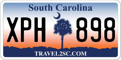 SC license plate XPH898