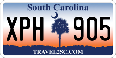 SC license plate XPH905