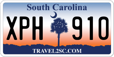 SC license plate XPH910