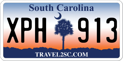SC license plate XPH913