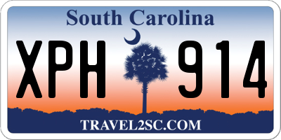 SC license plate XPH914