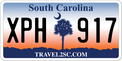 SC license plate XPH917