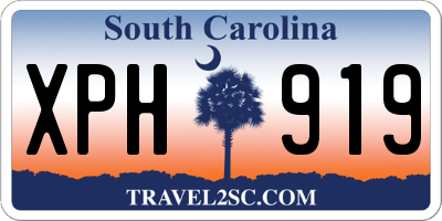 SC license plate XPH919