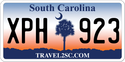 SC license plate XPH923