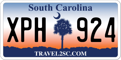 SC license plate XPH924